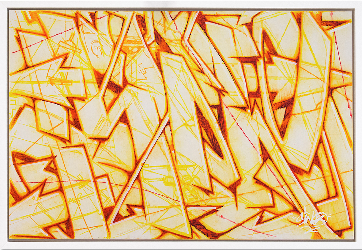 Wild Style Yellow - 200x120 cm
